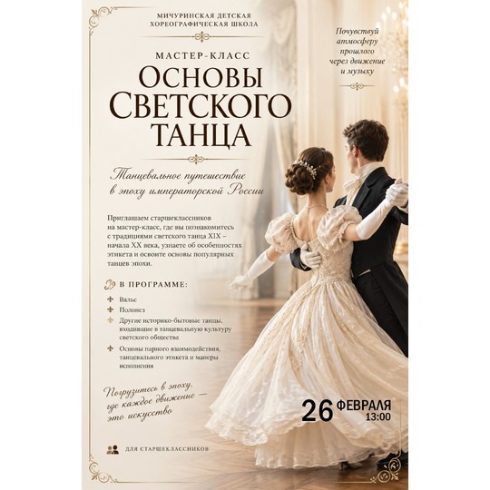 МК «Основы светского танца»